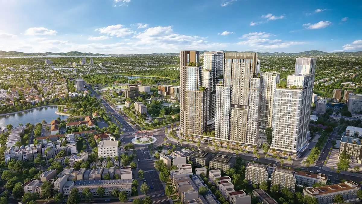 5 tòa tháp Sun Glory Residence: Kiên – Khí – Trí – Nghĩa – Cần 1 sun glory residence