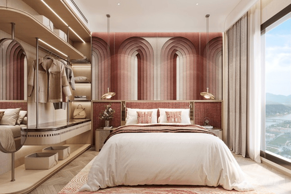 phối cảnh nội thất căn hộ 3 phòng ngủ